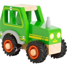 Traktor (puidust, 13 x 7 x 10 cm)