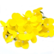 Seebist lilleõied (kollane hortensia, 36 tk/karbis) 