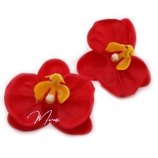 Seebist lilleõied (punane orhidee, 25 tk/karbis) 