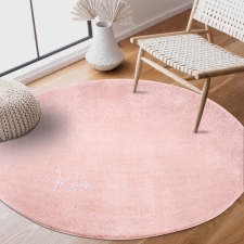 Vaip Soft Shine 2236 (roosa, ümmargune, 160 cm)